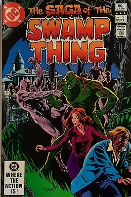 Buy The Saga Of The Swamp Thing 5 VFbut Spine Ro£5 1982. Postage On 1-5 Comics 2.95  • 5£