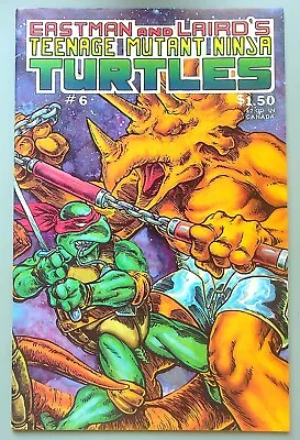 Buy Teenage Mutant Ninja Turtles #6 ~ MIRAGE 1986 ~ Eastman & Laird VF/NM • 38.82£