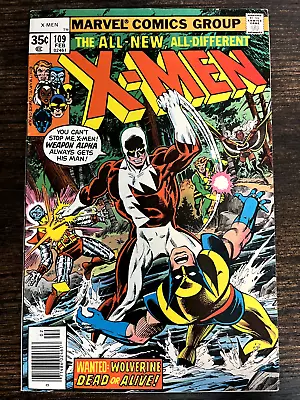 Buy X-MEN # 109 | 1st Appearance Weapon Alpha | Claremont & Byrne | VF- • 155.31£