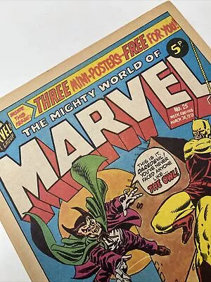 Buy The Mighty World Of Marvel #25 - 1973  Uk - The Hulk / Daredevil /fantastic Four • 18.99£