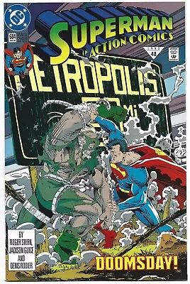 Buy Death Of Superman 1992.   Action Comics #684 (DC Comics December 1992) • 3.88£