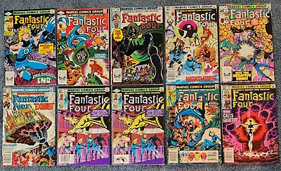 Buy FANTASTIC FOUR #240,241(2)242,244-248,251 BYRNE Lot Marvel 1982-83 G/VG To NM- • 58.24£