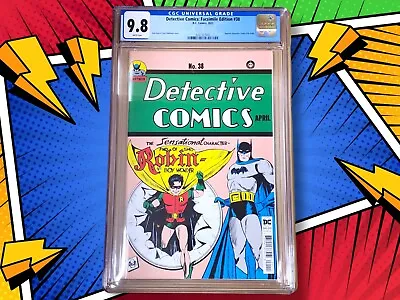 Buy 2022 DC Comics Detective Comics: Facsimile Edition #38 Comic Book CGC Graded 9.8 • 38.90£