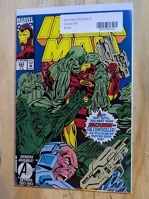 Buy Iron Man #293 1993 Marvel Comics Comic Book  • 1.55£