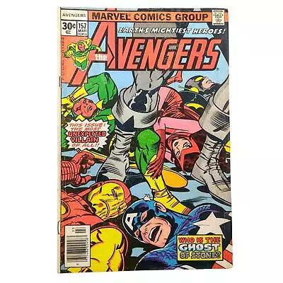 Buy The Avengers # 157 FN New Villain : Ghost Of Stone Marvel Comics Captain America • 6.21£