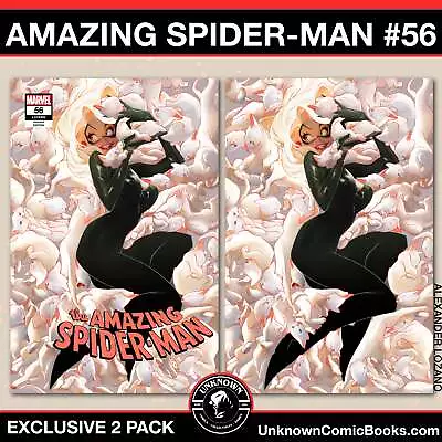 Buy [2 Pack] Amazing Spider-Man #56 Unknown Comics Alexander Lozano Exclusive Var (0 • 25.63£