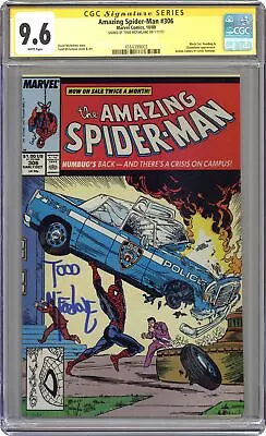 Buy Amazing Spider-Man #306D CGC 9.6 SS McFarlane 1988 4164399003 • 310.64£