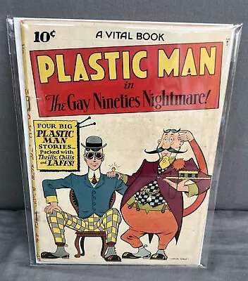 Buy Plastic Man #2 1944 Golden Age Jack Cole Cover - The Gay Nineties Nightmare! • 333.93£