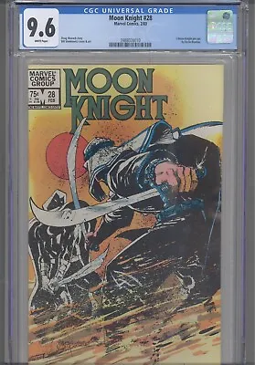 Buy Moon Knight #28 CGC 9.6 1983 Marvel Comics Doug Moench 3 Moon Knight Pin-Ups • 38.86£