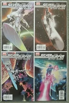 Buy Silver Surfer  In Thy Name  #1-4 Set..spurrier/huat..marvel 2008 1st Print..vfn+ • 19.99£