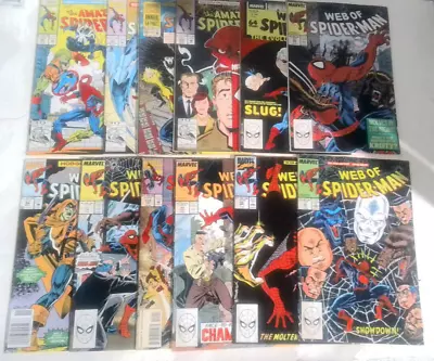 Buy RARE FIND Lot Of 12 WEB OF SPIDER-MAN The Amazing SUPER SIZED ANNUAL Comics L3A8 • 77.65£