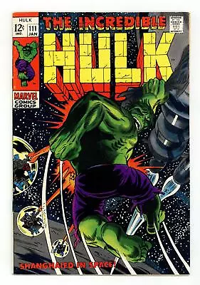 Buy Incredible Hulk #111 VG 4.0 1969 • 19.42£