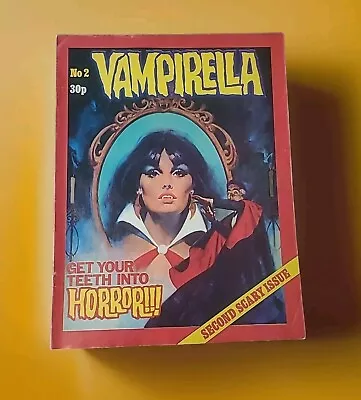 Buy Vampirella No.2 1975 Warren Publishing IPC UK 1st Print Colour NW Pgs Gonzalez • 19.99£