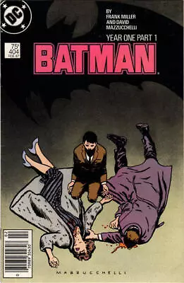 Buy Batman #404 (Newsstand) FN; DC | Frank Miller Year One 1 - We Combine Shipping • 27.17£
