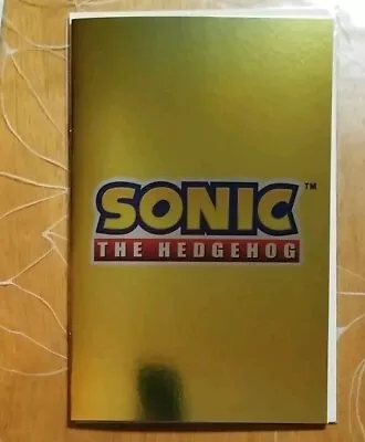 Buy Sonic The Hedgehog #1 IDW Publishing 2024 C2E2 Gold Logo Foil Virgin LTD 500 🔥 • 20£