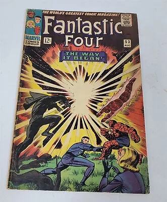 Buy Fantastic Four #53, VG 4.0, 1st Appearance Klaw; 2nd Black Panther • 42.71£