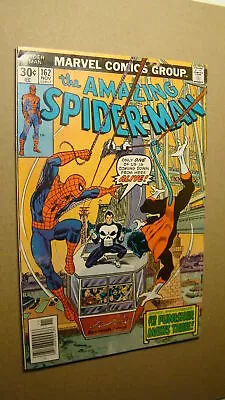 Buy Amazing Spider-man 162 *solid* Vs Punisher & Jisaw 1st Appearance Js65 • 30.34£