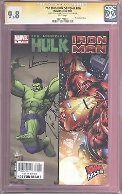 Buy Iron Man/Hulk CGC SS 9.8 Signed By Tim Roth & Director -Louis Leterrier RARE 1/1 • 20£