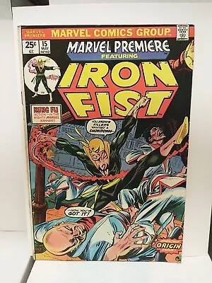 Buy Marvel Premiere #15, Lower Midgrade 1st Appearance Iron Fist Value Stamp Intact • 85.43£