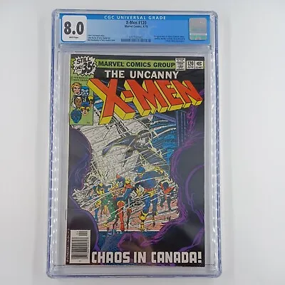 Buy Uncanny X-Men #120 CGC 8.0 1st Alpha Flight Marvel 1979 Chris Claremont Story • 125.78£