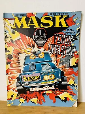 Buy MASK Comic - No 5 - Date 20/12/1986 - UK Paper Comic - Centre Poster Intact #2 • 5.99£