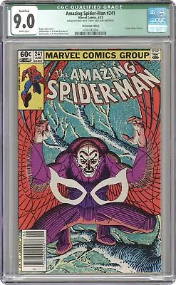 Buy Amazing Spider-Man #241 CGC 9.0 QUALIFIED Newsstand 1983 4391042004 • 908.63£