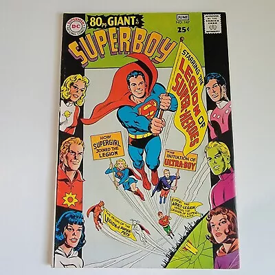 Buy Superboy #147 DC Comics 1968 80pg. Giant Legion Of Super-Heroes Special • 24.85£