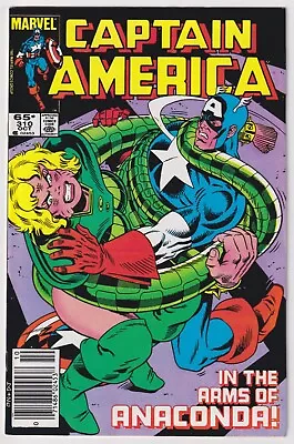 Buy CAPTAIN AMERICA #310 | 1st Serpent Society & Diamondback | Newsstand UPC | VF/NM • 11.67£