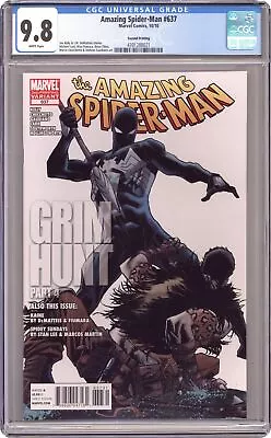 Buy Amazing Spider-Man #637C Lark Variant 2nd Printing CGC 9.8 2010 4391288021 • 252.40£