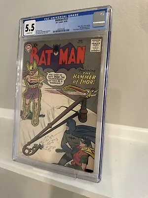 Buy Batman #127 CGC 5.5 OW Pages (DC Comics 1959) • 201.92£