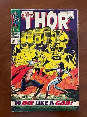 Buy Thor #139, Marvel (1967) ~VG/FN (5.0) - Stan Lee, Jack Kirby & Vince Colletta! • 27.19£