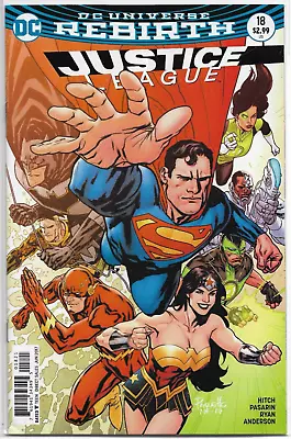 Buy Justice League (2017) #18 Paquette Cover Rebirth Wonder Woman Batman DC Comics • 1.52£