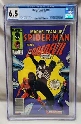 Buy Marvel Team-up #141 - Cgc 6.5 - Ow/wp - Nm+ Newsstand Edition - 1st Black Suit • 54.32£