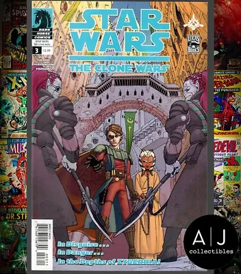 Buy Star Wars The Clone Wars #3 Ahsoka Tano Dark Horse 2008 1st Print VF/NM 9.0 • 38.86£
