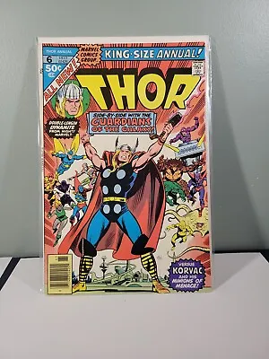 Buy Thor King-Size Annual 6 Key VF+ 8.5 1st Cover App Of Korvac. Thor Meets The GotG • 38.82£
