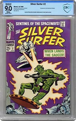 Buy Silver Surfer #2 CBCS 9.0 RESTORED 1968 22-0B417FA-077 • 139.79£