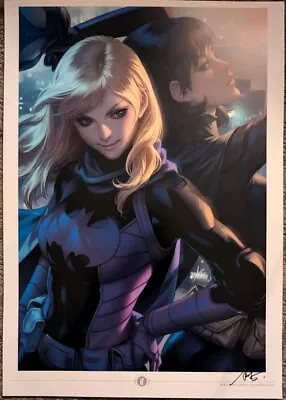 Buy 2024 Sdcc Stanley Artgerm Lau Batgirl Cass Cain Stephanie Brown Art Print Signed • 74.55£