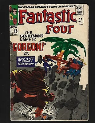 Buy Fantastic Four #44 VG Kirby 1st Gorgon (Inhumans) Early Medusa & Dragon Man • 17.05£