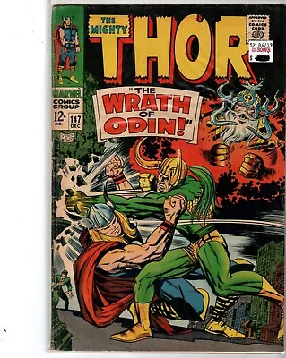 Buy The Mighty THOR #147 1967 -  THE WRATH OF ODIN!  • 54.45£