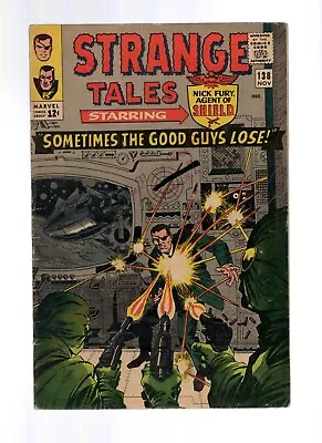 Buy Strange Tales #138 - 1st Appearance Eternity - Ditko Artwork - Lower Grade • 19.41£