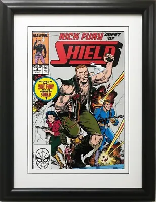 Buy  Marvel  Nick Fury - Agent Of SHIELD  #4 Framed Comic Book Poster S.H.I.E.L.D. • 74.55£