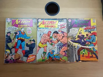Buy DC Action Comics  No.352, No.353 And No.356  1967-Silver Age Poor Condition • 5.99£