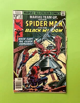 Buy Marvel Team-Up #57 | May 1977 | Spider-Man | Black Widow | READER COPY • 3£