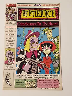 Buy Beetlejuice: Crimebusters On The Haunt #1 Very Fine/Near Mint 1992 Harvey Comics • 14.17£