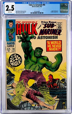 Buy High Evolutionary * In Tales To Astonish # 95 CGC 2.5 (1967) MCU GOTG3 • 38.83£