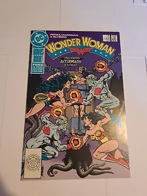 Buy Wonder Woman #26 Perez Invasion Crossover DC 1989 Fine • 0.99£