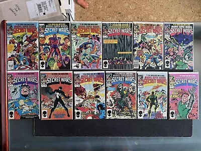 Buy Marvel Super Heroes SECRET WARS 1-12 Comic Book Lot 1984-1985 • 213.57£