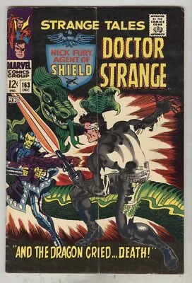 Buy Strange Tales #163 December 1967 VG Steranko Cover And Art • 9.28£