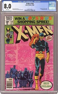 Buy Uncanny X-Men #138 CGC 8.0 1980 3932772005 • 52.03£