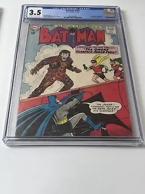 Buy Batman #159 CGC 3.5 (1963) Joker Cover Art By Sheldon Moldoff • 93.19£